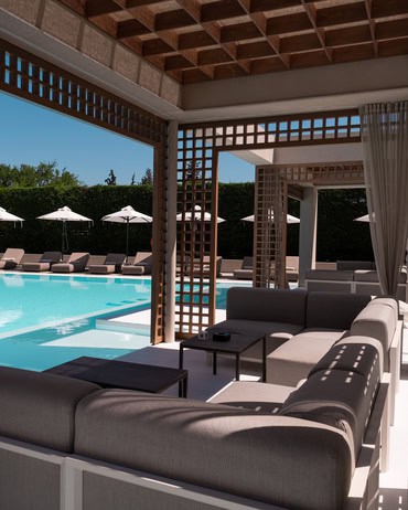In-pool Cabana